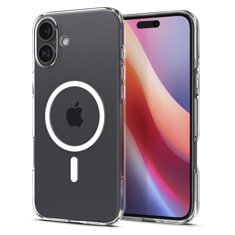 MagSafe tok Apple iPhone 16 Plus-hoz, Spigen, Liquid Crystal, Átlátszó ACS08388