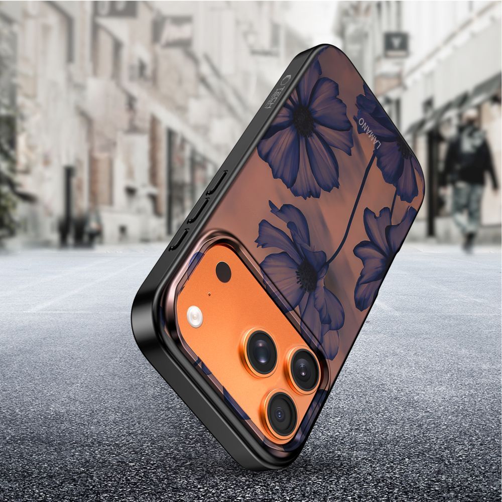 MagSafe Case for Apple iPhone 17 Pro Max, Tech-Protect, Lamano Velvet Night, Black