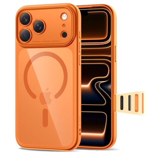 MagSafe tok Apple iPhone 17 Pro Max-hez, Tech-Protect, MagPeak, Narancssárga