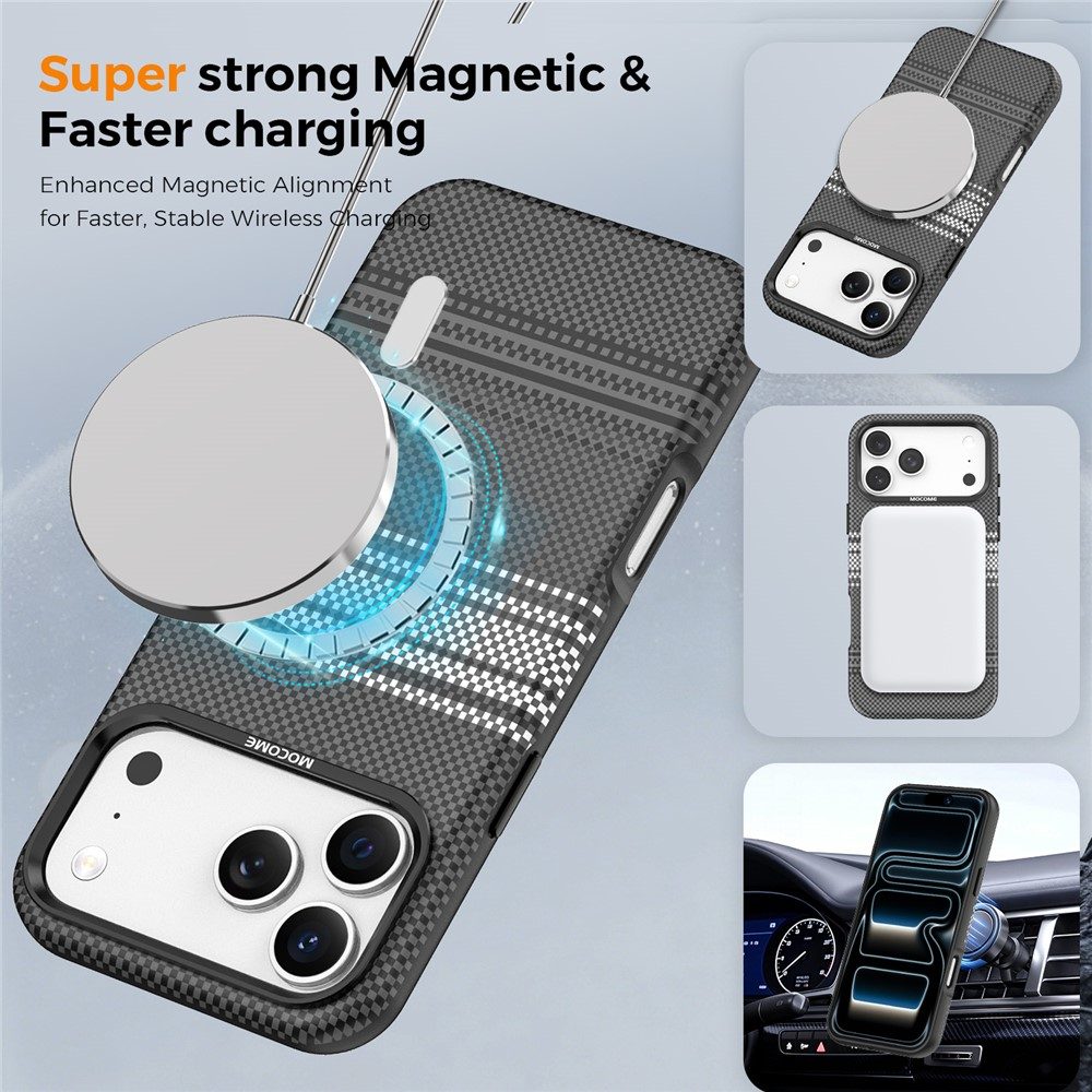 MagSafe Case for Apple iPhone 17 Pro, OEM, Gradient Rainbow, Black