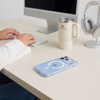 MagSafe tok Apple iPhone 18 Pro / 17 Pro számára, Tech-Protect, Flexair Hybrid, Átlátszó