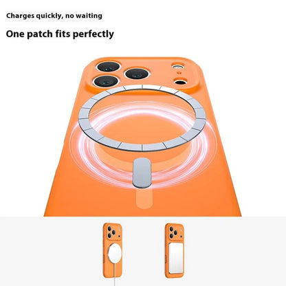 MagSafe tok Apple iPhone 17 Pro-hoz, OEM, folyékony szilikon, fekete