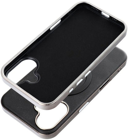 MagSafe tok Apple iPhone 16 Pro-hoz, OEM, Gentleman Mag, Fekete