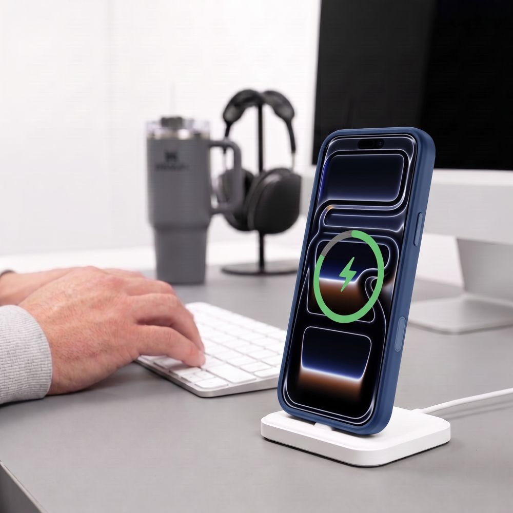 MagSafe tok Apple iPhone 18 Pro Max / 17 Pro Max készülékhez, Tech-Protect, MagPeak CC, Tengerészkék