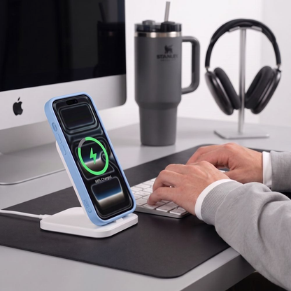 MagSafe tok Apple iPhone 18 Pro / 17 Pro-hoz, Tech-Protect, BasicMag, Matt Kék