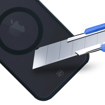 MagSafe tok Apple iPhone 12 / 12 Pro-hoz, 3MK, Smoke MagCase, Fekete