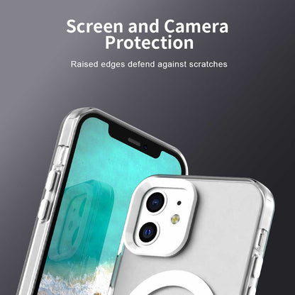 MagSafe tok Apple iPhone 12 / 12 Pro-hoz, Techsuit, CandyCase, Fehér