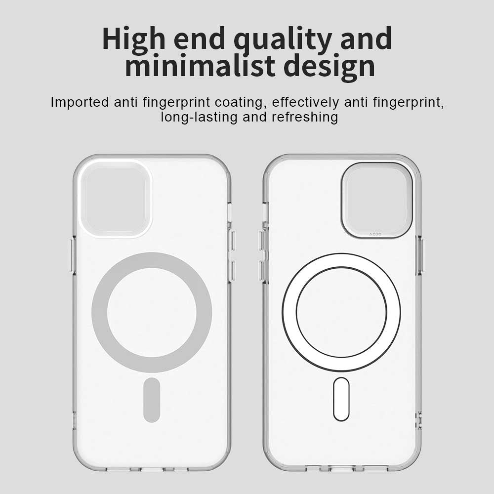 MagSafe tok Apple iPhone 12 / 12 Pro-hoz, Techsuit, CandyCase, Fehér