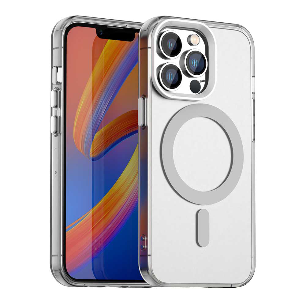 MagSafe tok Apple iPhone 12 Pro Max-hoz, Techsuit, CandyCase, Fehér