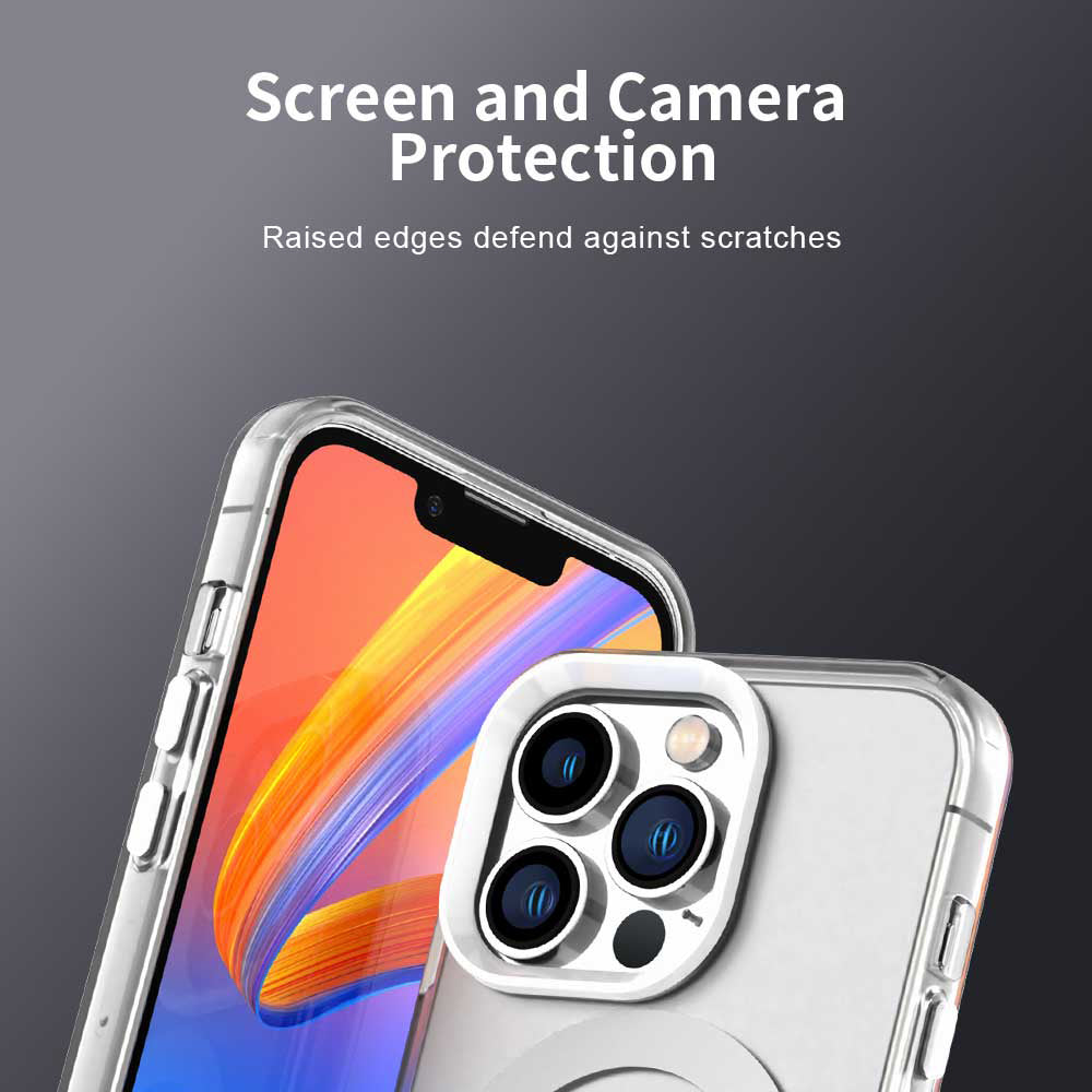 MagSafe tok Apple iPhone 12 Pro Max-hoz, Techsuit, CandyCase, Fehér