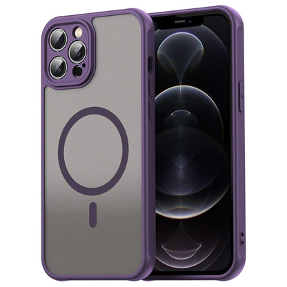 MagSafe Case for Apple iPhone 12 Pro Max, Techsuit, HaloFrost II, Purple