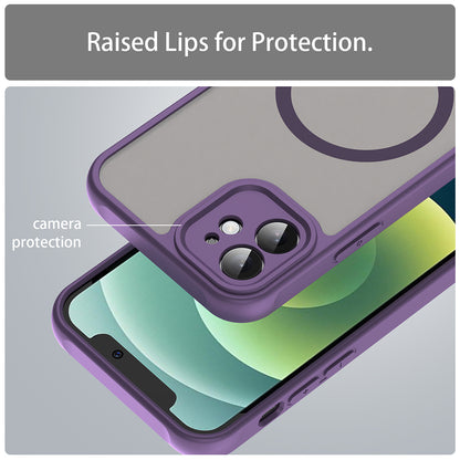 MagSafe Case for Apple iPhone 12, Techsuit, HaloFrost II, Purple