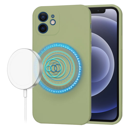 MagSafe tok Apple iPhone 12-hez, Techsuit, SoftFlex, Matcha