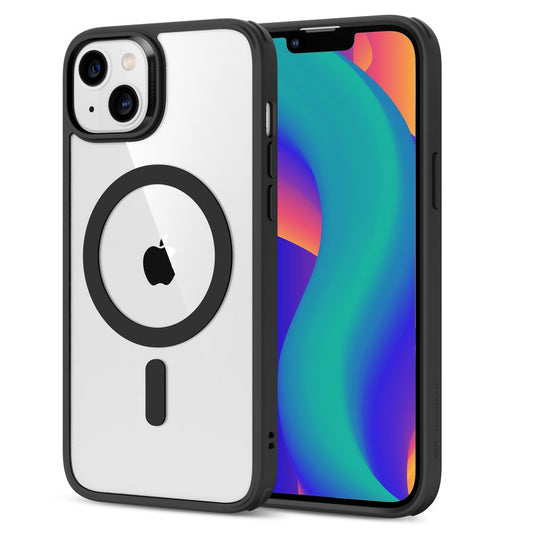 MagSafe tok Apple iPhone 14 / 13-hoz, ESR, Classic Hybrid, Átlátszó Fekete