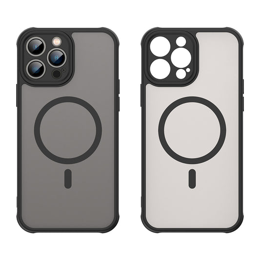 MagSafe Case for Apple iPhone 13 Pro Max, Techsuit, HaloFrost II, Black
