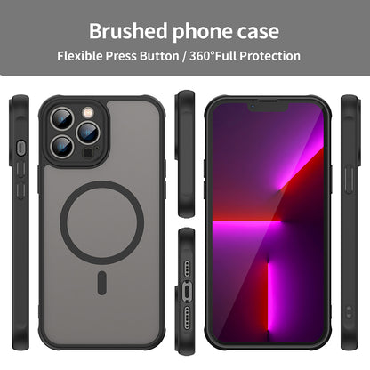 MagSafe tok Apple iPhone 13 Pro Max-hoz, Techsuit, HaloFrost II, Fekete