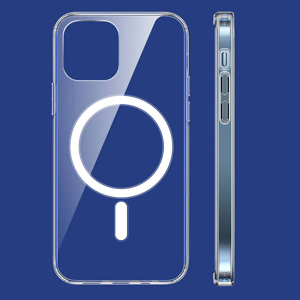 MagSafe tok Apple iPhone 13 Pro Max-hoz, Techsuit, Pro, Átlátszó