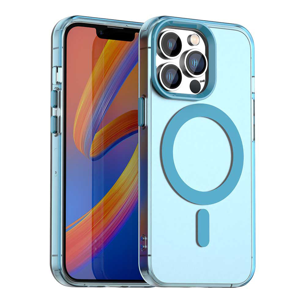 MagSafe tok Apple iPhone 13 Pro-hoz, Techsuit, CandyCase, Kék