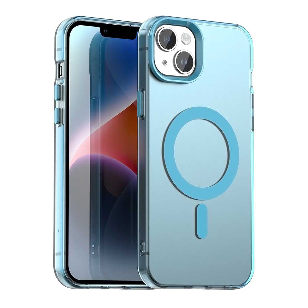 MagSafe tok Apple iPhone 13-hoz, Techsuit, CandyCase, Kék
