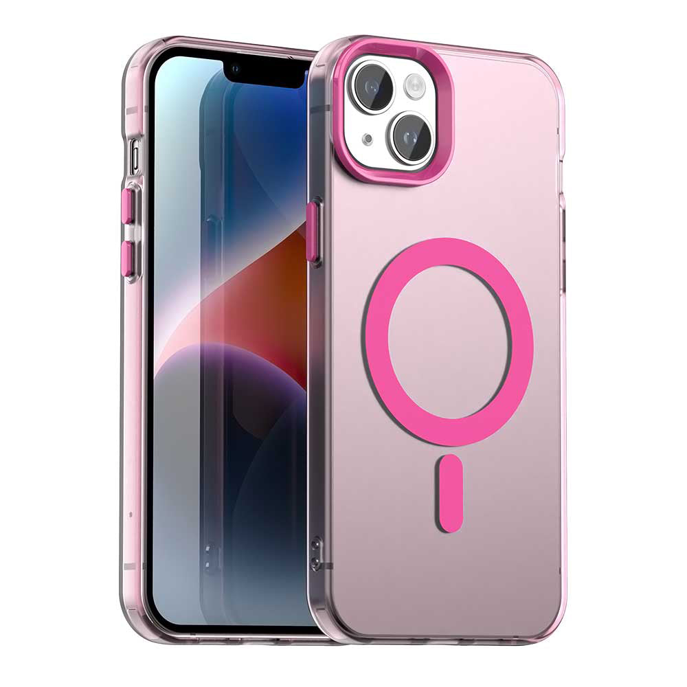 MagSafe tok Apple iPhone 13-hoz, Techsuit, CandyCase, Rózsaszín