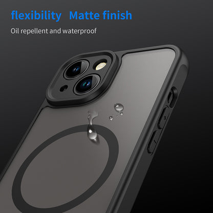 MagSafe tok Apple iPhone 13-hoz, Techsuit, HaloFrost II, Fekete