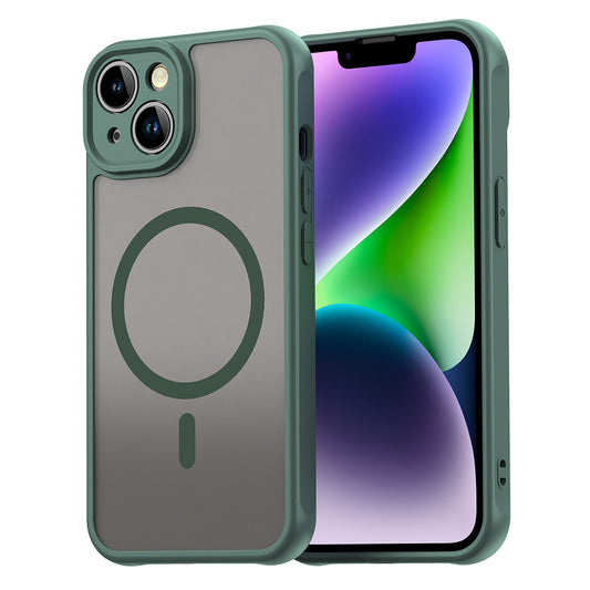 MagSafe tok Apple iPhone 13-hoz, Techsuit, HaloFrost II, Zöld