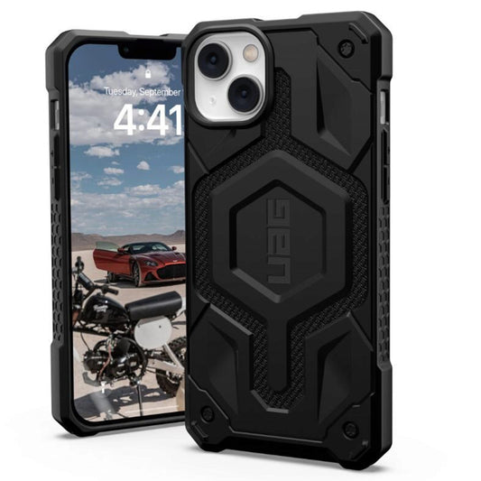 MagSafe tok Apple iPhone 14 Plus-hoz, Urban Armor Gear, Monarch Pro Kevlar, Fekete