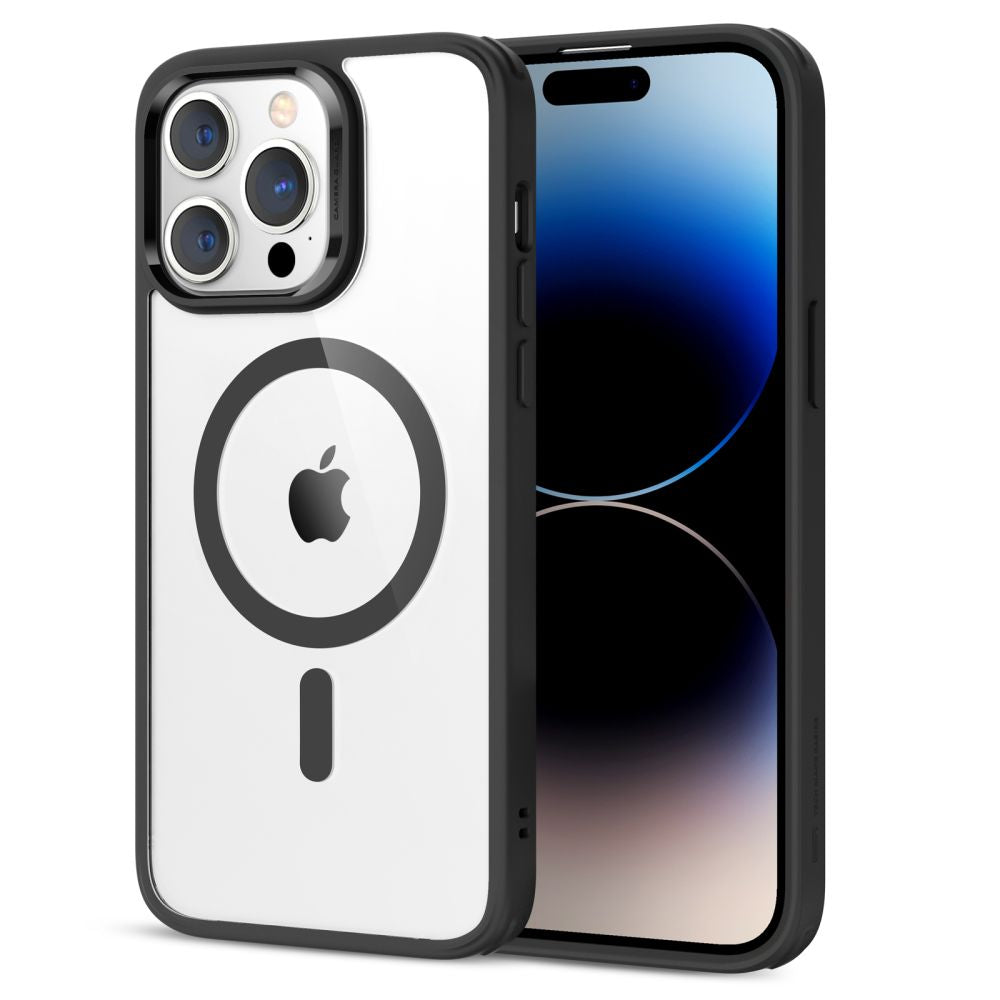 MagSafe tok Apple iPhone 14 Pro-hoz, ESR, Classic Hybrid, Fekete Átlátszó
