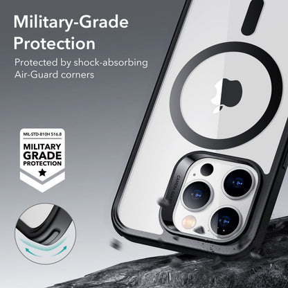 MagSafe tok Apple iPhone 14 Pro-hoz, ESR, Classic Hybrid, Fekete Átlátszó