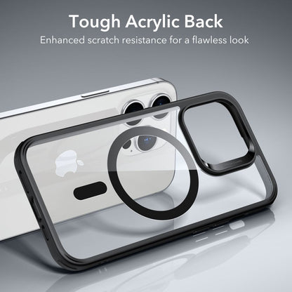 MagSafe tok Apple iPhone 14 Pro-hoz, ESR, Classic Hybrid, Fekete Átlátszó
