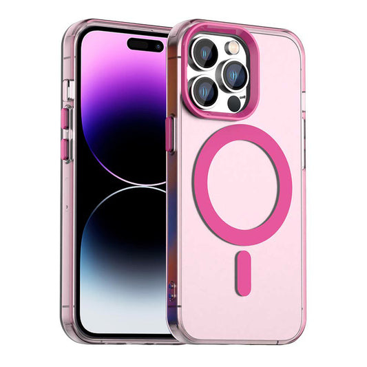 MagSafe tok Apple iPhone 14 Pro Max-hoz, Techsuit, CandyCase, Rózsaszín