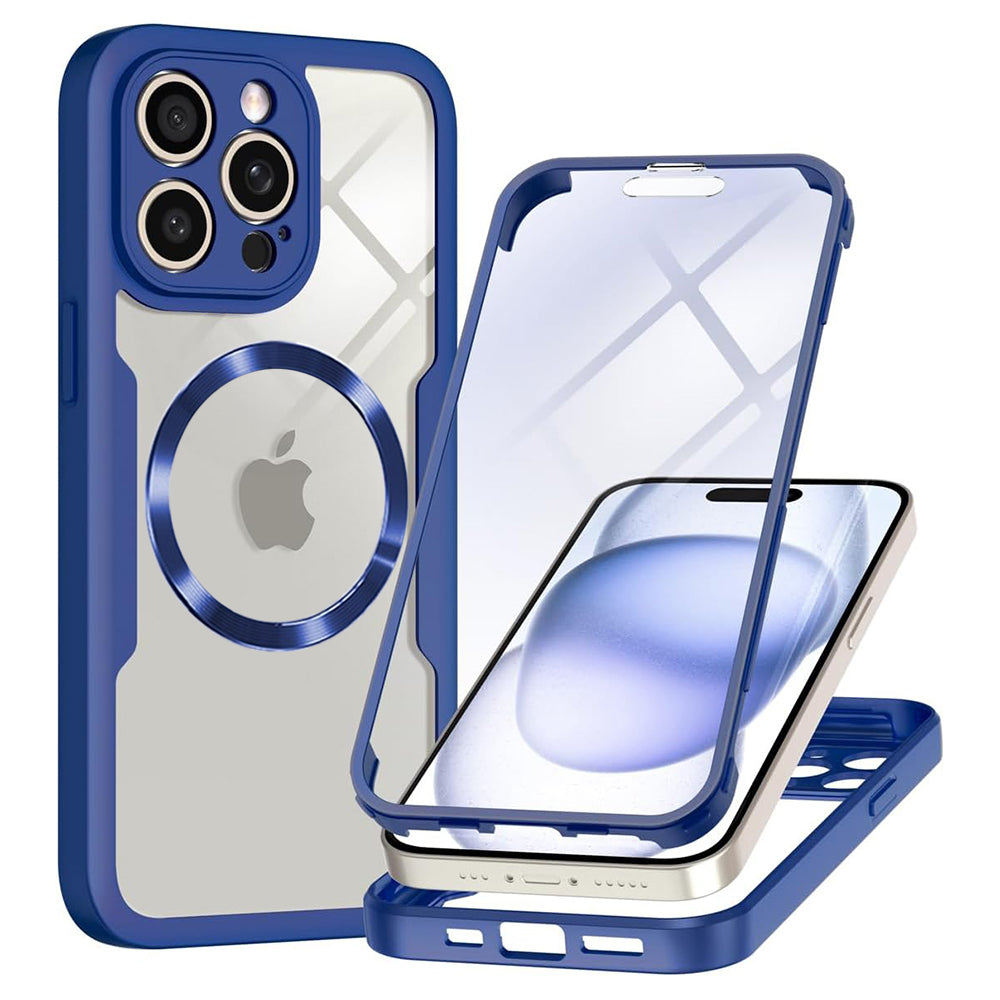 MagSafe tok Apple iPhone 14 Pro Max-hoz, Techsuit, ColorVerse 360, Kék