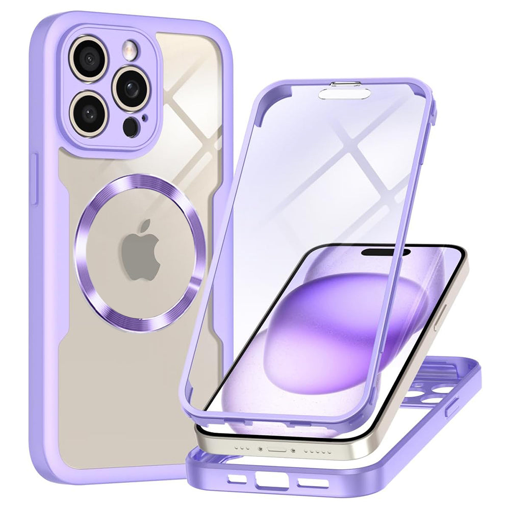 MagSafe tok Apple iPhone 14 Pro Max-hoz, Techsuit, ColorVerse 360, Lila