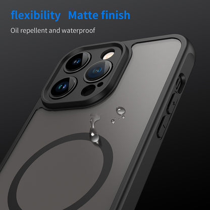 MagSafe tok Apple iPhone 14 Pro Max-hoz, Techsuit, HaloFrost II, Fekete