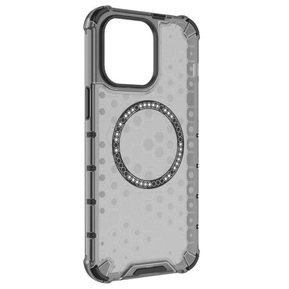 MagSafe tok Apple iPhone 14 Pro-hoz, Techsuit, HoneyComb Shield, Fehér