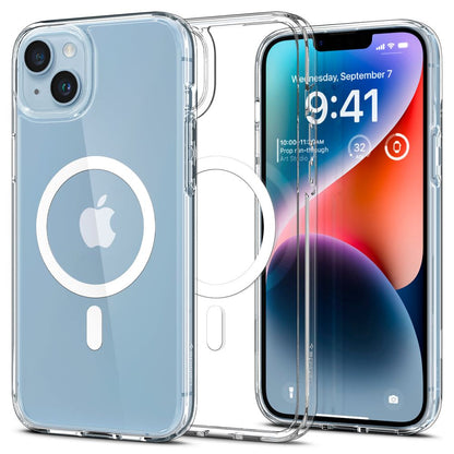 MagSafe Case for Apple iPhone 14, Spigen, Ultra Hybrid, White ACS05048