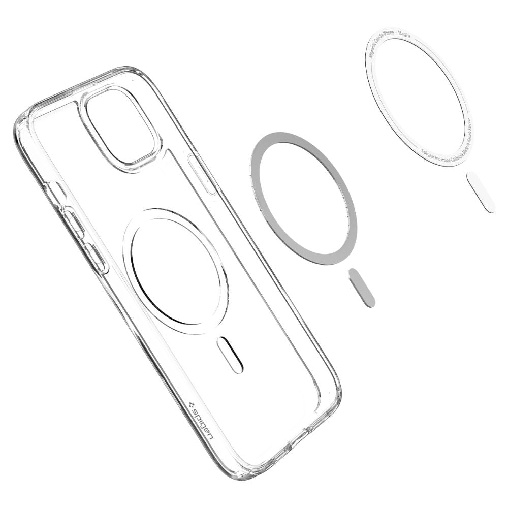MagSafe Case for Apple iPhone 14, Spigen, Ultra Hybrid, White ACS05048