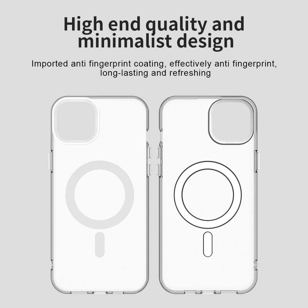 MagSafe tok Apple iPhone 14-hez, Techsuit, CandyCase, Fehér