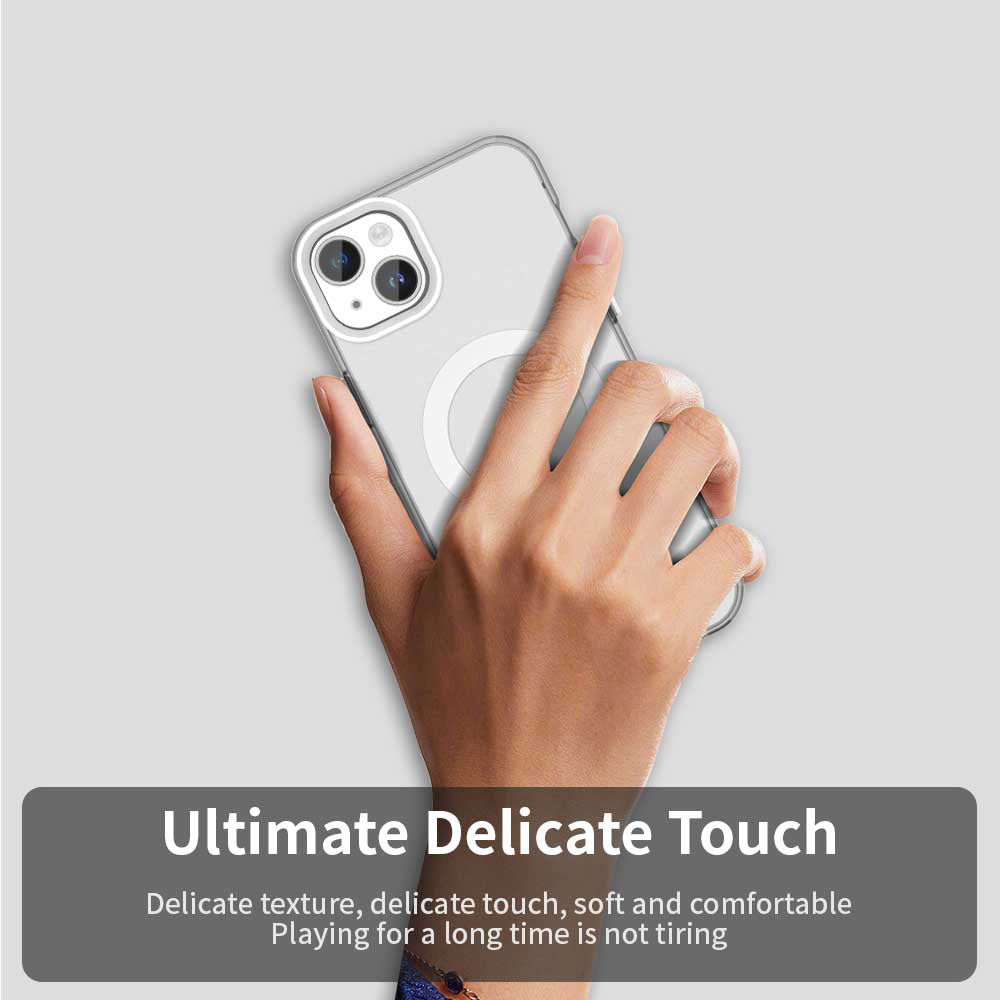 MagSafe tok Apple iPhone 14-hez, Techsuit, CandyCase, Fehér