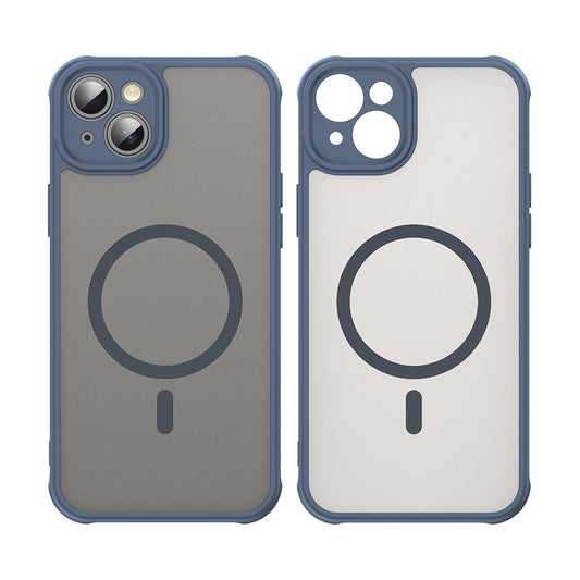 MagSafe tok Apple iPhone 14-hez, Techsuit, HaloFrost II, Tengerészkék