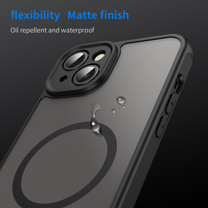MagSafe tok Apple iPhone 14-hez, Techsuit, HaloFrost II, Fekete