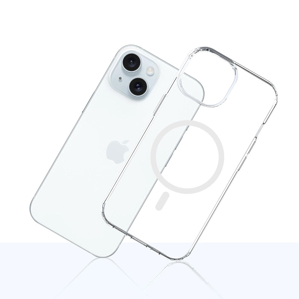 MagSafe Case for Apple iPhone 15, 3MK, Armor MagCase, Transparent