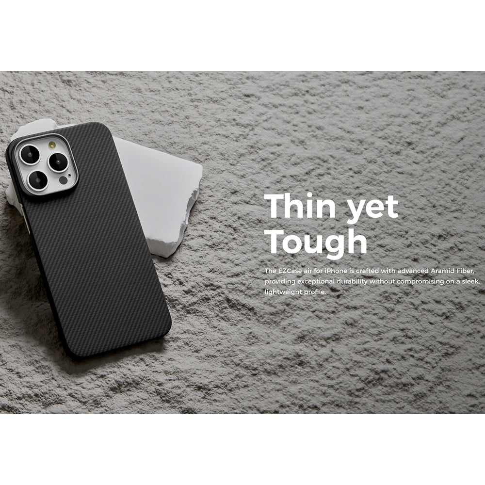 MagSafe tok Apple iPhone 15-höz, Edizard, Air, Fekete