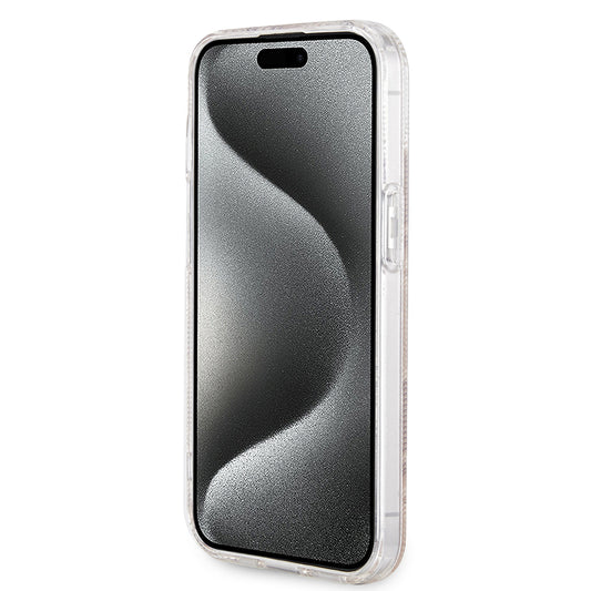 MagSafe tok Apple iPhone 15-höz, Guess, IML Gcube, Barna