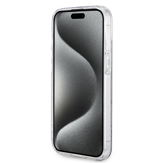 MagSafe tok Apple iPhone 15-höz, Guess, IML Gcube, Fekete