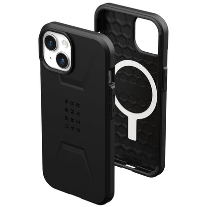 MagSafe tok Apple iPhone 15 Plus-hoz, Urban Armor Gear, Civilian, Fekete