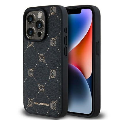 MagSafe tok Apple iPhone 15 Pro-hoz, Karl Lagerfeld, Karl's Head, Fekete