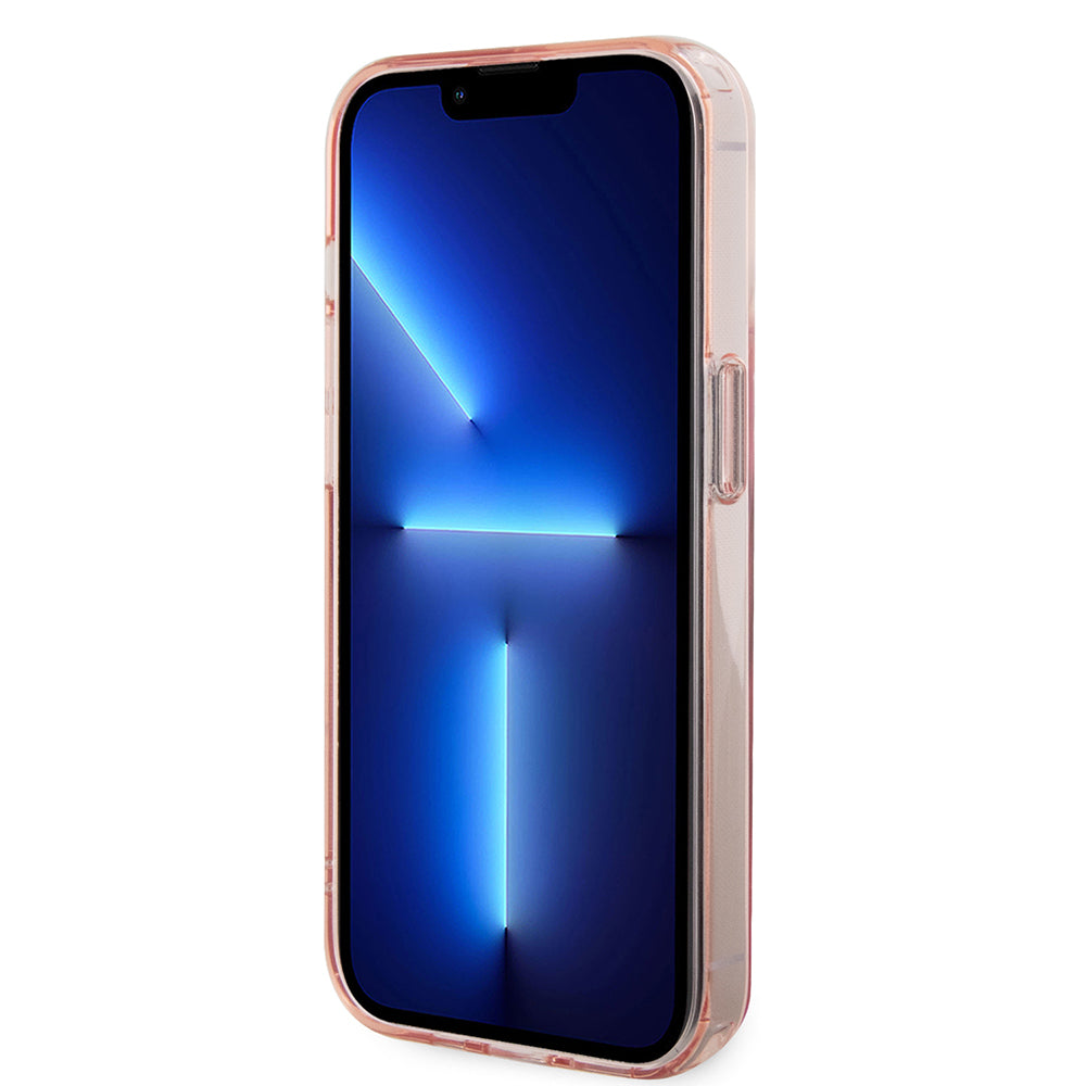 MagSafe tok Apple iPhone 15 Pro-hoz, Karl Lagerfeld, Ring Stand Karl & Choupette, Rózsaszín