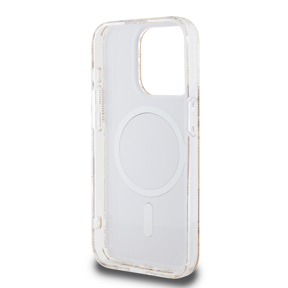 MagSafe tok Apple iPhone 15 Pro Max-hoz, Guess, IML Gcube, Barna