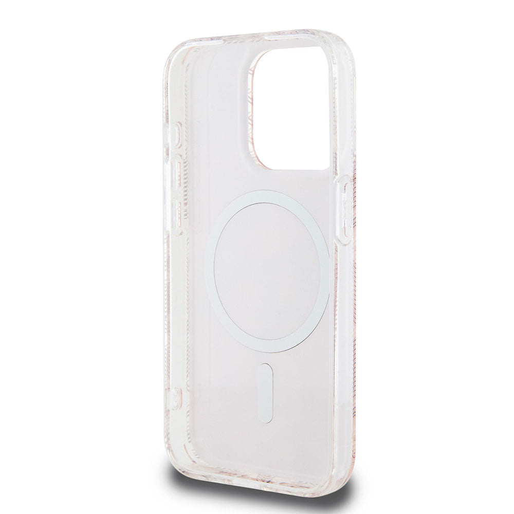 MagSafe tok Apple iPhone 15 Pro Max-hoz, Guess, IML Gcube, Rózsaszín